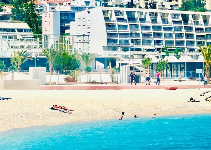 Haustierfreundliches Lodore Del Mare At Most Beautiful Beach Znjan Split